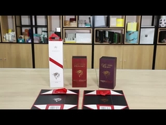 Τυποποιημένα κουτιά από χαρτί κρασιού με μαγνητικό κλείσιμο