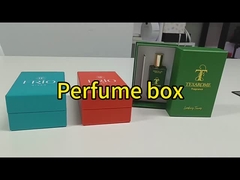 50 ml 100 ml Χάρτινο λευκό κουτί αρώματος Προσαρμοσμένο κουτί συσκευασίας αρωμάτων με αφρόκρεμα