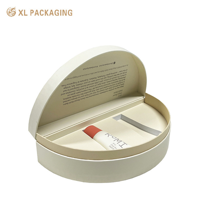 Αγορά Προσαρμοσμένο Embossing LOGO Ημικύκλωμα Ημιστρόγγυλο Σχήμα Κοσμητικό Συσκευαστικό Κουτί Με Εύα Φόμα Θήκη online manufacture