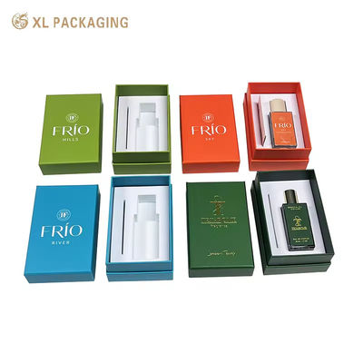αγορά Τυλιγμένο EVA Foam Insert Perfume Paper Box Τέσσερα επιλεγμένα χρωματικά σχήματα Ματ Ειδικό Χαρτί διαδικτυακή κατασκευή