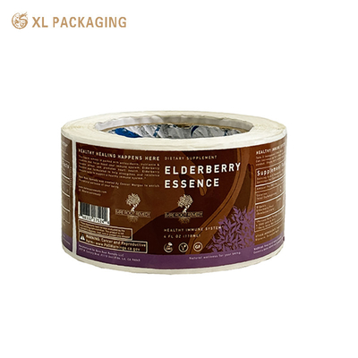 Αγορά Ετικέτα αυτοκόλλητη χάρτινη XL Packaging με χρυσοτυπία, αδιάβροχα αυτοκόλλητα βινυλίου, εκτύπωση λογότυπου κατά παραγγελία για συσκευασία φιαλών διαδικτυακή κατασκευή