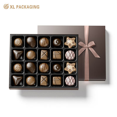 Αγορά Χονδρικό Λούξυ Custom Full-Color Rigid Chocolate Gift Box με Ribbon Bow για Premium Packaging διαδικτυακή κατασκευή