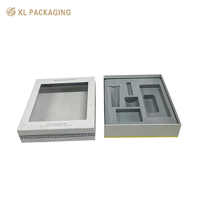 Αγορά Λοξοφόρο Custom Gift Box Κοσμητική Φροντίδα του δέρματος Συσκευή Καρτόνι Χάρτινα Κουτιά, Κάλυψη και βάση Χάρτινο Κουτί με παράθυρο online manufacture
