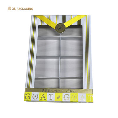 Αγορά XL Packaging Custom Square Skincare Paper Box With Window Transparent Cosmetic Perfume Packaging Gift Box Serum Skincare Boxes διαδικτυακή κατασκευή