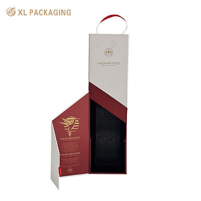XL συσκευασία Custom Luxury Box Luxury Custom Wine Box Σκληρό αναδιπλούμενο μαγνητικό χαρτί Luxury Custom Logo 750ML Για κρασί Σαμπάνια Ουίσκι