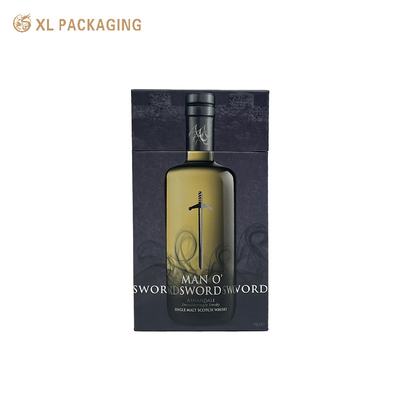 OEM Luxury Triangle Shape Cardboard Wine Bottle Box Σκληρό χαρτί συσκευασία δώρων