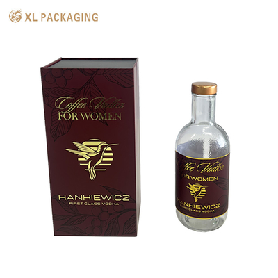 XL Packaging Εργοστάσιο Προσαρμοσμένων Κουτιών Συσκευασίας Προσαρμοσμένο Μαγνητικό Κουτί Συσκευασίας Κρασιού Με Λογότυπο Χρυσού Φύλλου και Ένθετο EVA