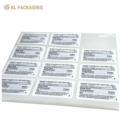 Προσαρμοσμένες ετικέτες μπουκαλιών αρωμάτων αυτοκόλλητα βινύλιο Αδιάβροχο χρυσό φύλλο αυτοκόλλητα ετικέτες