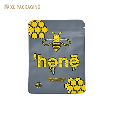 Προσαρμοσμένο τυπωμένο 3,5 χιλιοστών Mylar Zipper Bag πλαστική συσκευασία τροφίμων Stand Up Pouch