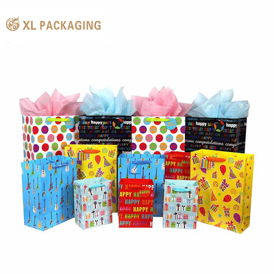 Περιβαλλοντικά φιλικό Custom Logo Takeaway Kraft Paper Bag για ρούχα και παπούτσια Βιοδιασπώμενο