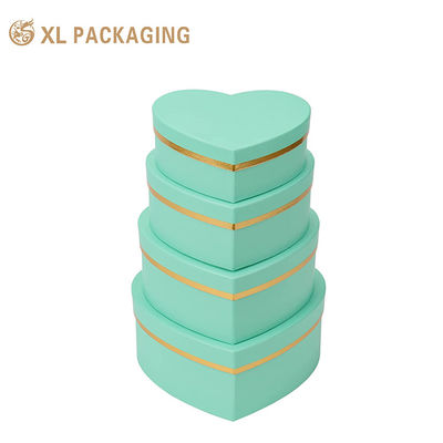 Περιβαλλοντικά φιλική συσκευασία δώρων σοκολάτας πολυτελείας Προσαρμοσμένα κουτιά γλυκών του Αγίου Βαλεντίνου Κουτιά δώρων σοκολάτας σε σχήμα καρδιάς