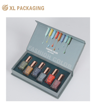 Λούξυ Custom Nail Polish Χάρτινο κουτί Κοσμητική συσκευασία Χάρτινο χαρτόνι Σκληρά κουτιά Λίπτικο Κουτί Συγκρότημα συσκευασίας