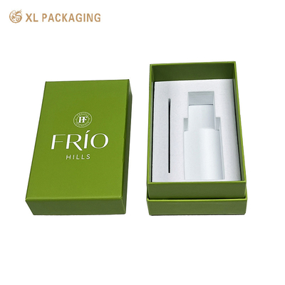 Αρώματα Δώρα Premium Brandin Custom Luxury Perfume Box Τέχνη Χαρτί και χαρτόνι Συσκευή με χρυσό φύλλο Εμφαστική βελούδινη επένδυση Ιδανικό για υψηλής ποιότητας σετ φροντίδας του δέρματος