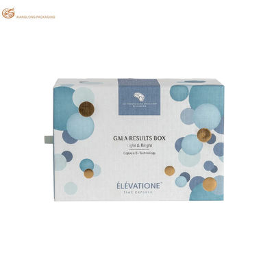 Προσαρμοσμένη συσκευασία συρταριού Skincare συσκευασία δώρου με εξολκέα κορδέλας, βελούδινο ένθετο EVA