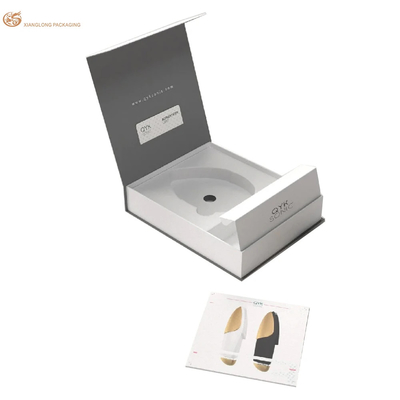 ﻿XL Συσκευασία Προσαρμοσμένα Τυπωμένα Καλλυντικά Κουτιά για Καθαριστικό Προσώπου με Κάλυμμα, Γκρι Μαγνητικό Χάρτινο Κουτί Καλλυντικών με Δίσκο Φλοκ