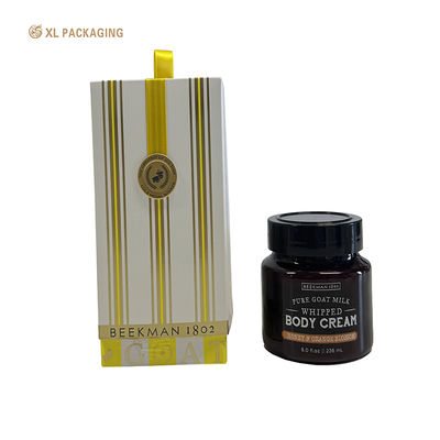 XL Packaging Custom Printed Cosmetic Boxes Custom High End Paper Beauty Gift Packaging Skincare Cosmetics Set Lid and Base Box